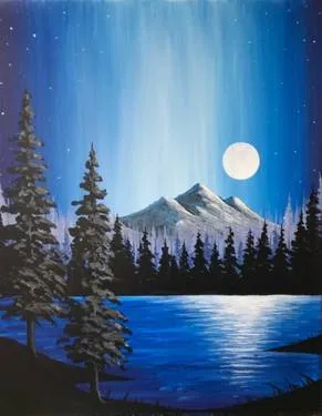 Moonlit Majesty at Best Western Premier at Fisher's Landing — Painting