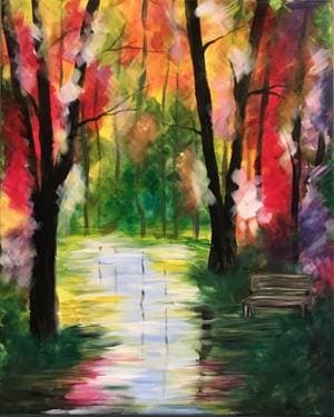 Path of Reflection - Paint Nite event in KENWOOD, CA