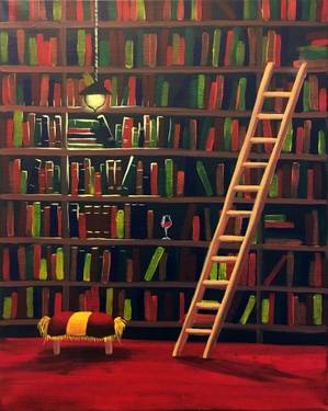 Enchanted Library Painting Event in Tempe Arizona — Painting