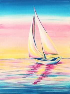Sailing in the Morning Light - Paint Nite event in SONOMA, CA