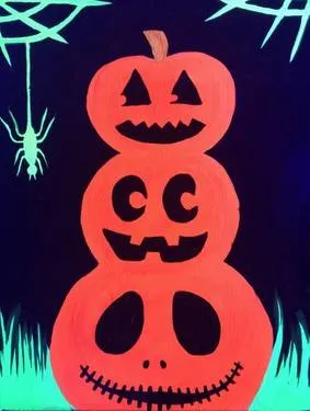Black light event! — Painting