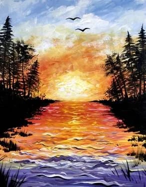 Smoke on the Water II at Best Western Premier at Fisher's Landing — Painting