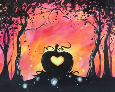 "Love is Fall of Magic" — Painting