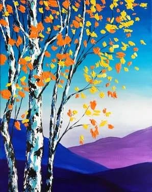 Mountain Birch — Painting