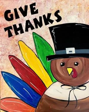 Kid's Paint Nite: Tom The Turkey — Painting
