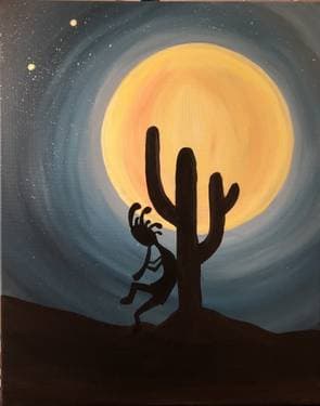 Chillin' in the Desert - Paint Nite event in Gold Canyon, AZ