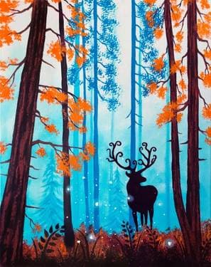Forest Spirit - Paint Nite event in Worcester, MA