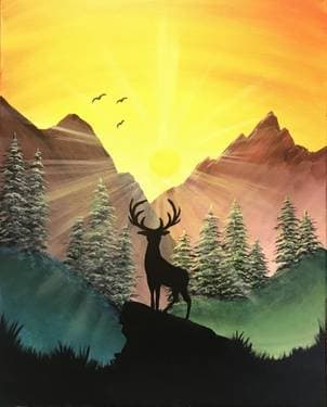 In The Clearing - Paint Nite event in Chesterfield, MO