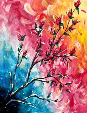 Branching Out of the Cold - Paint Nite event in Toronto, ON