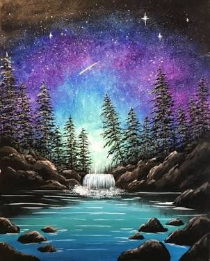 Take a Break Tuesday Virtual Paint Nite w/ Joyce of Art!! Worlds Without End — Painting