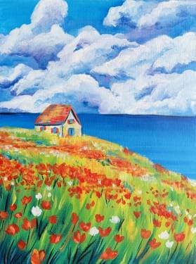 Cottage by the Sea II - Paint Nite event in SCARBOROUGH, ON