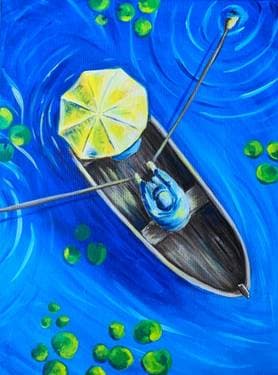 Row Boat Romance - Paint Nite event in Chesterfield, MO