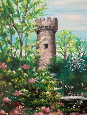 Tower in the Trees - Paint Nite event in Vancouver, BC