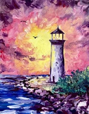 Lighting the Way II - Paint Nite event in Northridge, CA