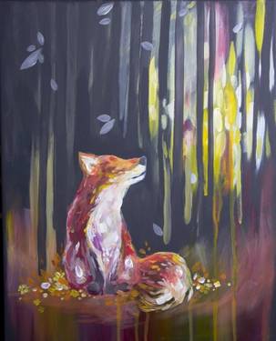 Bored Brewing - Rainbow Meadow Fox — Painting