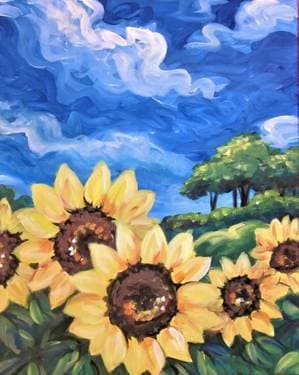 Sunflower Suite - Paint Nite event in Granite Bay, CA