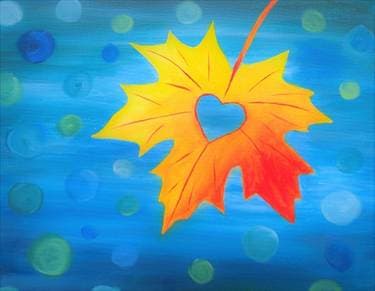 I Leafing Heart Fall - Paint Nite event in Wilder, KY