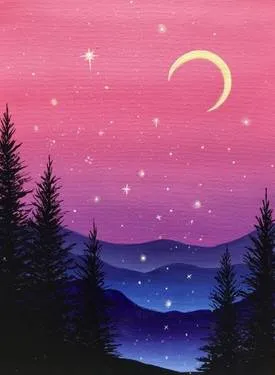 Purple Mountain Magic at Best Western Premier at Fisher's Landing — Painting