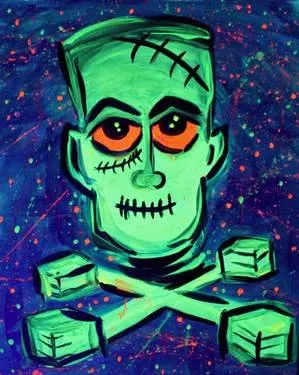 Black light event! — Painting
