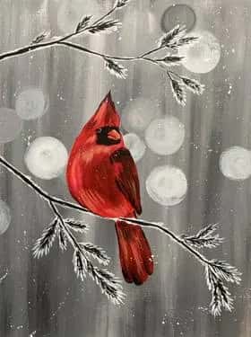 Cardinal's Winter Paradise