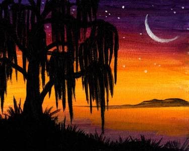 Sleeping Willow - Paint Nite event in Winnipeg, MB