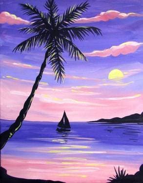 Sailing Before Sunrise - Paint Nite event in Brampton, ON