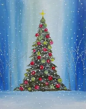 Sparkling Holiday at Best Western Premier at Fisher's Landing — Painting