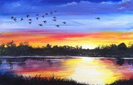 Paint Nite @ MGV West SUNDAYS: End of Summer — Painting