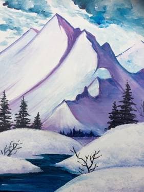 Mountain Summit - Paint Nite event in Vancouver, BC