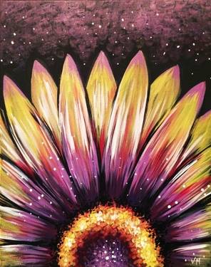 Wild Night Flower — Painting