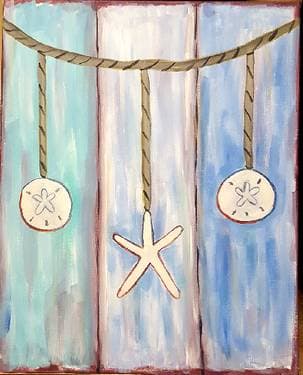 Sand Dollar Starfish & Dreams - Paint Nite event in Glen Burnie, MD