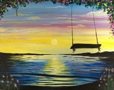 Swing into Spring - Paint and sip event at Tap & Table in TIGARD, OR - PaintNite.com