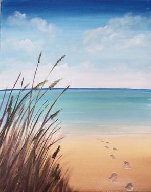 Paint Nite: Steps to the Beach — Painting
