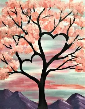 Heart Tree Mountain — Painting