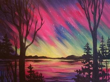 Northern Summer Skies - Paint Nite event in SALT LAKE CTY, UT