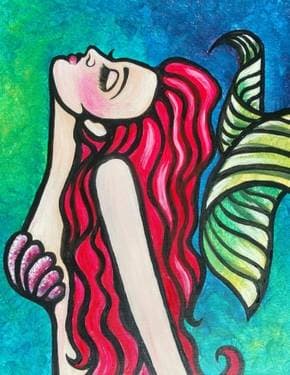 The Motion of the Ocean - Paint Nite event in Pasadena , CA