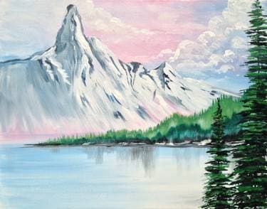 Happy Little Trees - Special Event - Paint Nite event in Port Coquitlam, BC