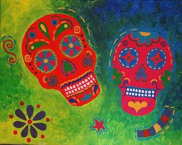 Cinco De Mayo/Dias De Los Muertos! - Paint Nite event in Everett, MA