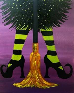 The Witch is Back - Paint Nite event in Los Angeles , CA