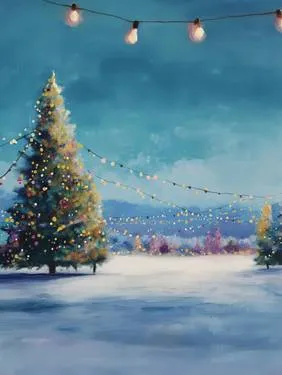 Holiday Hallmark Tree Farm, 12/28/26 — Painting