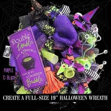 Halloween Wreath-Making Workshop: Purple & Black