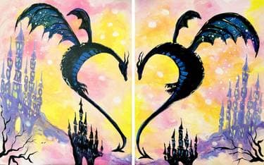 Dragons Dream of Love - Paint Nite event in SCARBOROUGH, ON