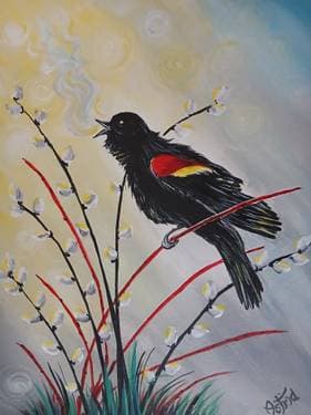 Blackbird's Morning Song - Paint Nite event in Port Perry, Durham Region, ON