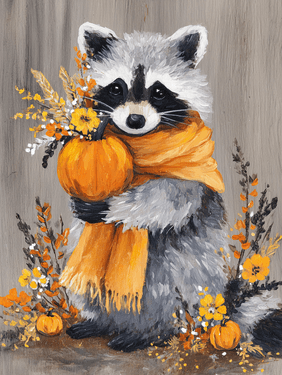 Trash Panda Fall Fun - Paint Nite event in Bayport, NY