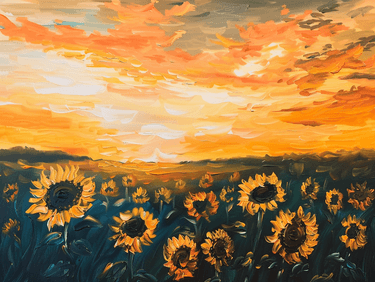 Here Comes The Sun Little Darling - Paint Nite event in Leduc, AB