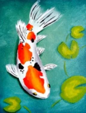 Japanese Koi - Paint Nite event in Ottawa, ON