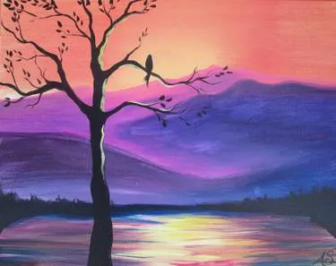 Are You Lonesome Tonight at Saltfire Brewing Co Taphouse — Painting