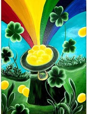 St. Patrick's Painting with SereneArtsNCrafts - Paint Nite event in Edmonton, AB