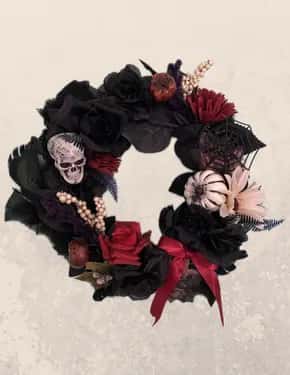 Goth Halloween Wreath