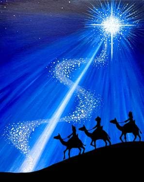 Wise Men Still Seek Him - Paint Nite event in Cuba, MO